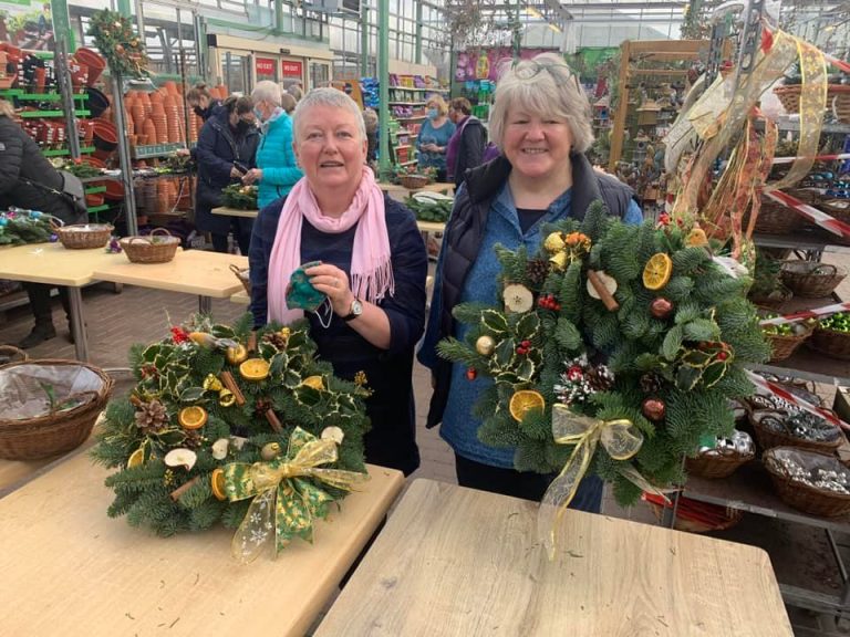 Wreath making events at Pentland Plants