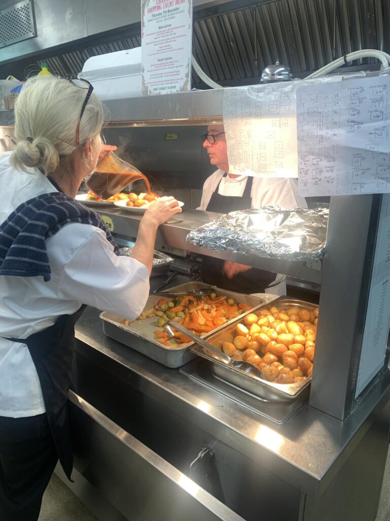 Christmas Shopping Event Meal